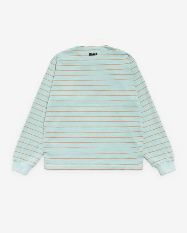 Stüssy - Men's Striped Rugby - (Blue)