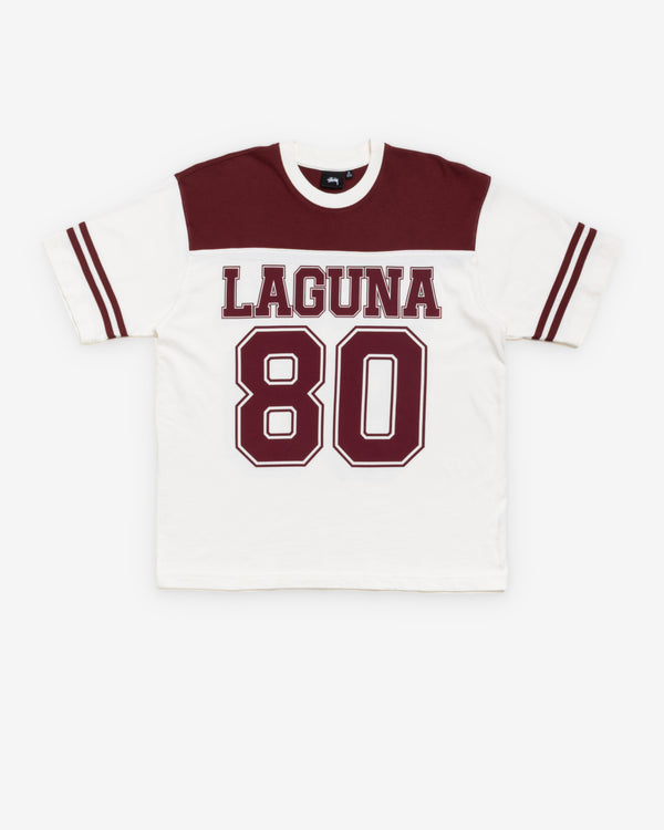 Stüssy - Men's Laguna Short Sleeve - (Maroon)