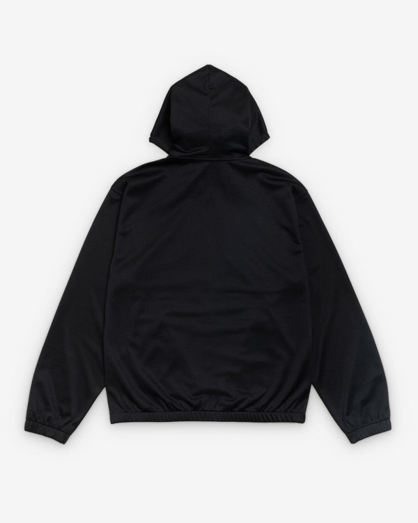 Stüssy - Men's Athletic Mesh Zip Hood - (Black)