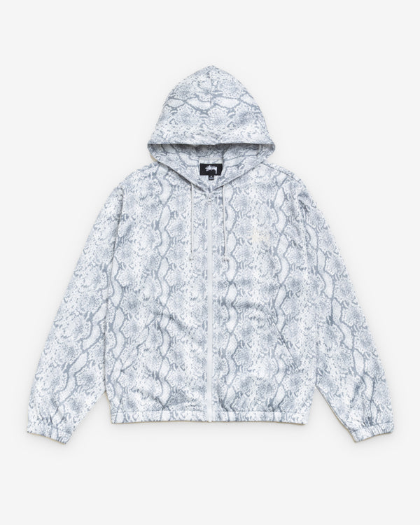 Stüssy - Men's Athletic Mesh Zip Hood - (Snake)