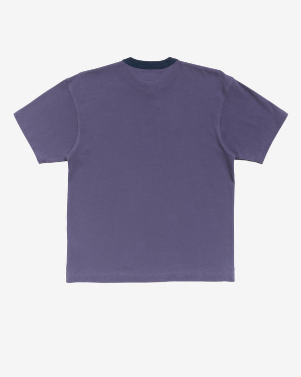 Stüssy - Men's SS Ringer Tee - (Blue)