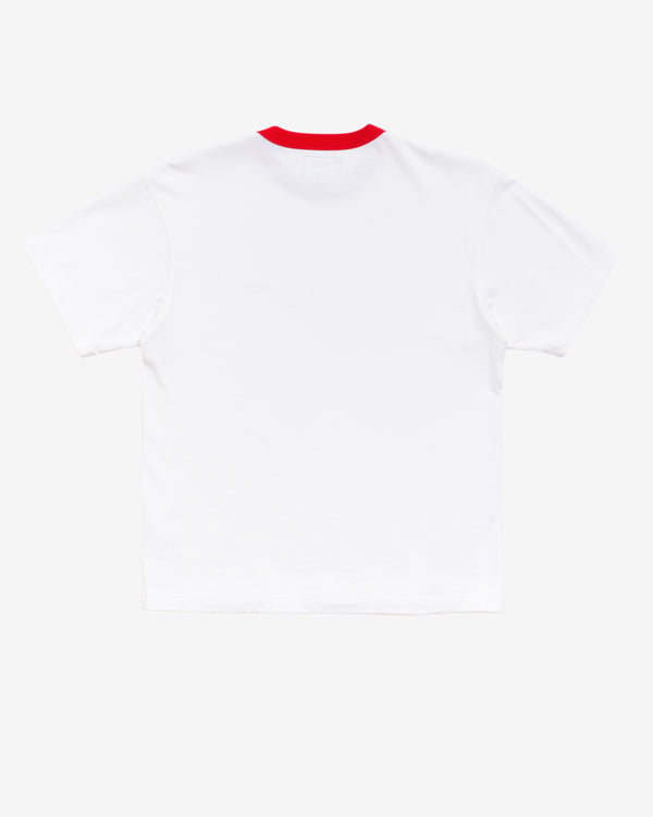 Stüssy - Men's SS Ringer Tee - (White)