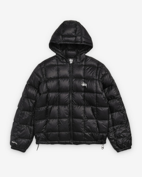 Stüssy - Men's Midweight Hooded Puffer - (Black)