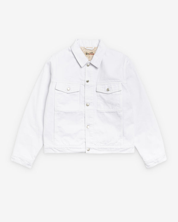 Stüssy - Men's Lined Denim Trucker - (White)