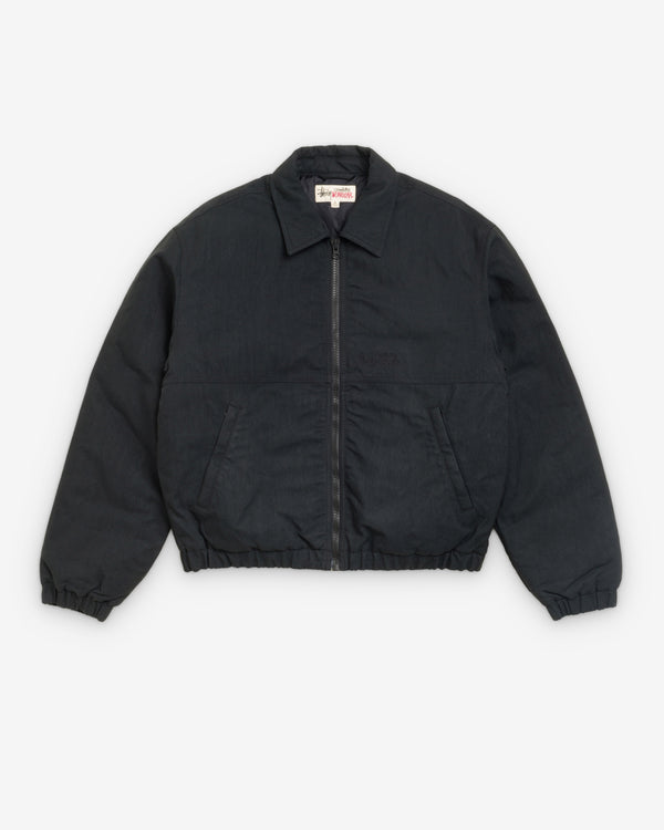 Stüssy - Men's Nyco Collared Work Jacket - (Black)