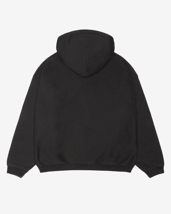 Stüssy - Men's Varsity Zip Hoodie - (Washed Black)