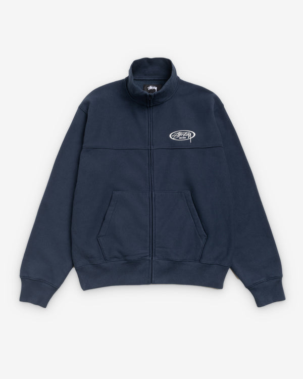 Stüssy - Men's Fleece Track Jacket - (Navy)