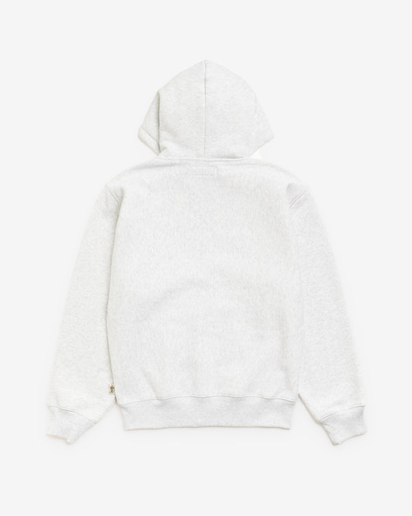 Stüssy - Men's Fleece Zip Hoodie - (Ash Heather)