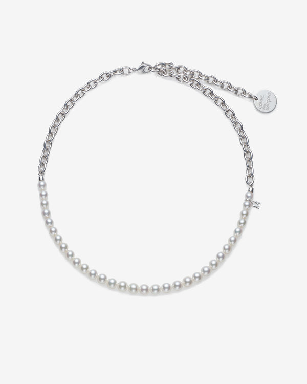 Comme des Garçons - Mikimoto Pearl Necklace - (Silver)