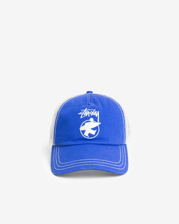 Stüssy - Men's Surfman Trucker Cap - (Royal Blue)
