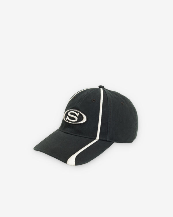 Stüssy - Men's LP S Oval Strapback Cap - (Black)