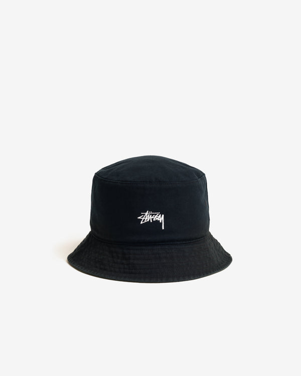 Stüssy - Men's Reversible Stock Bucket Hat - (Black/Olive)