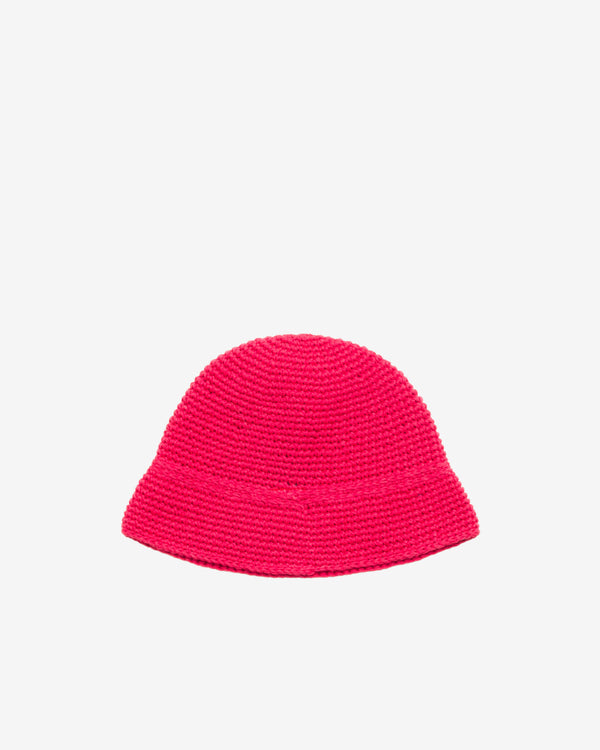Stüssy - Men's Basic Linen Knit Bucket Hat - (Red)