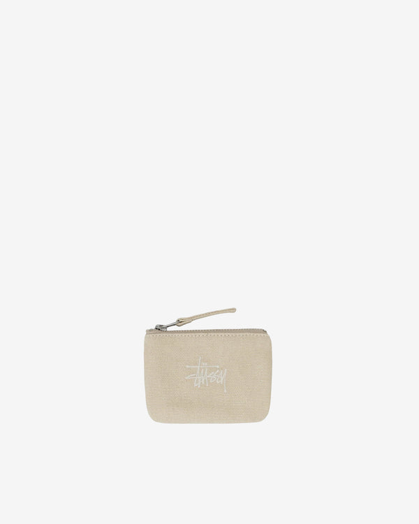Stüssy - Men's Canvas Coin Pouch - (Natural)