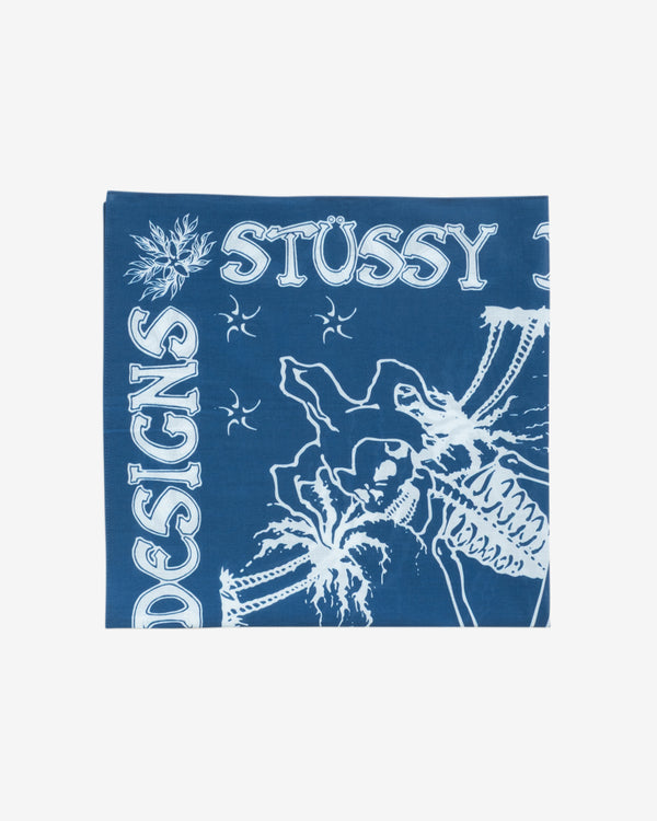 Stüssy - Men's Surf Joker Bandana - (Blue)