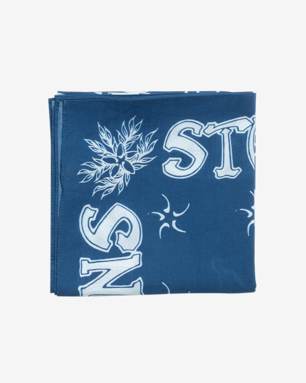 Stüssy - Men's Surf Joker Bandana - (Blue)