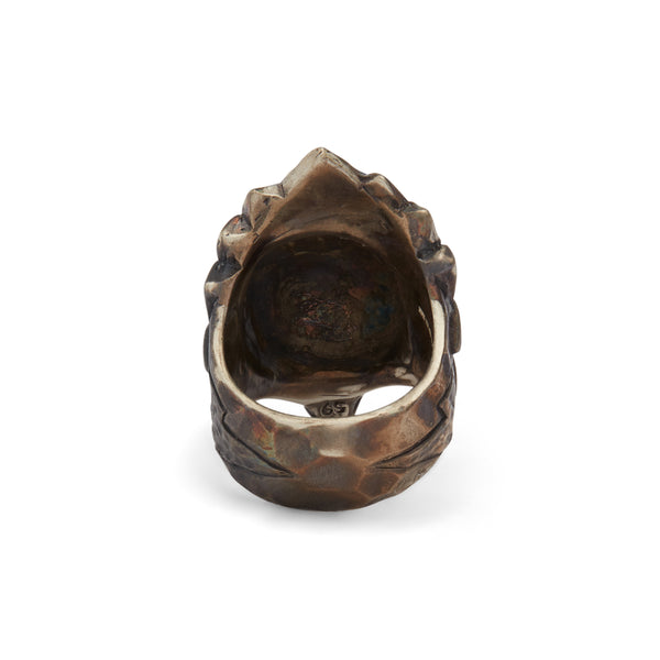 13 Lucky Monkey - Men's Hayabusa Ring - (Silver)