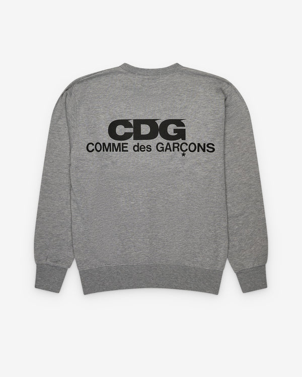 CDG - Logo Crew Neck Sweatshirt - (Grey)