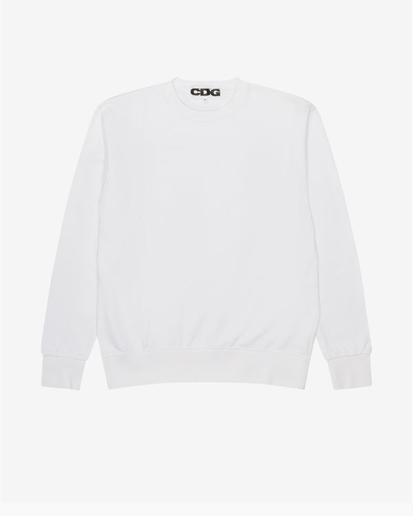 CDG - Logo Crew Neck Sweatshirt - (White)