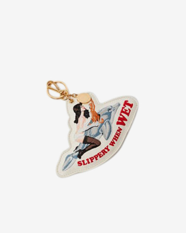 Stella McCartney - Jeff Koons Slippery When Wet Keyring - (Ivory)