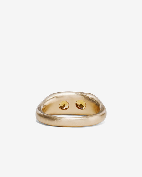 Seb Brown - Women's Citrine Puff Pill - (9K Yellow Gold)