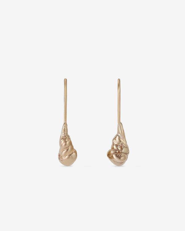Georgia Kemball - Women's Drop Earrings - (Yellow Gold)