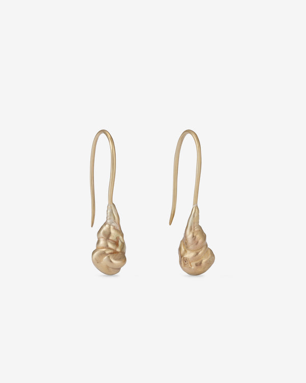 Georgia Kemball - Women's Drop Earrings - (Yellow Gold)