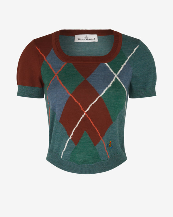 Vivienne Westwood - Women's Argyle Bodice Tee - (Multi)