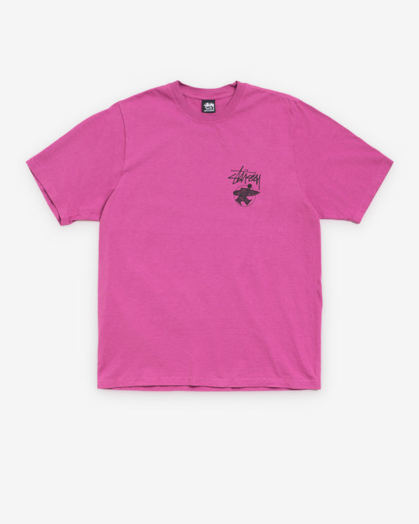 Stüssy - Men's Long Haul Pigment Dyed Tee - (Berry)