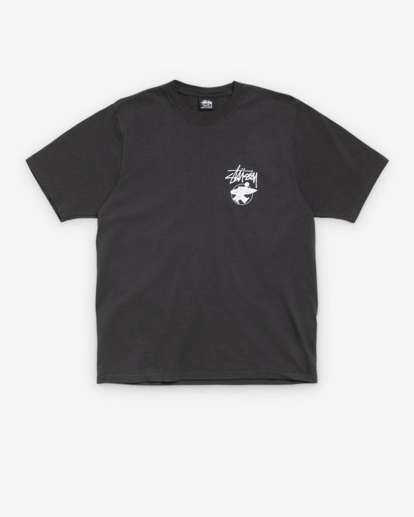 Stüssy - Men's Long Haul Pigment Dyed Tee - (Faded Black)