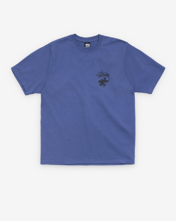 Stüssy - Men's Long Haul Pigment Dyed Tee - (Indigo)