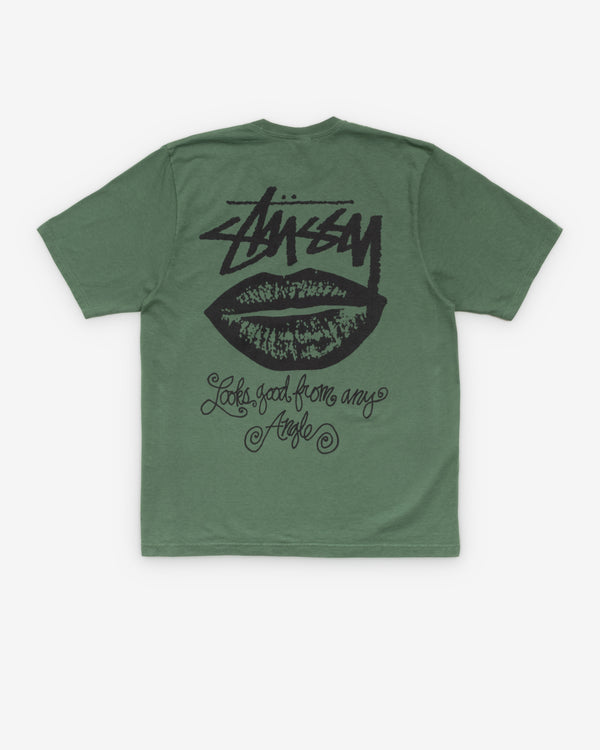 Stüssy - Men's Any Angle Pigment Dyed Tee - (Pine)