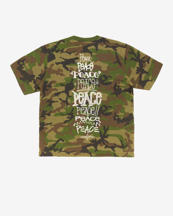 Stüssy - Men's Peace Increased Tee - (Camo)