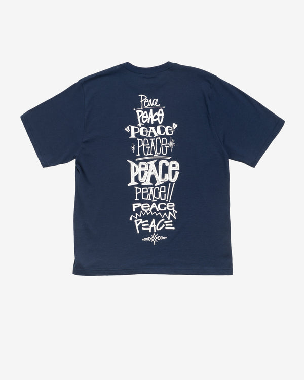 Stüssy - Men's Peace Increased Tee - (Navy)