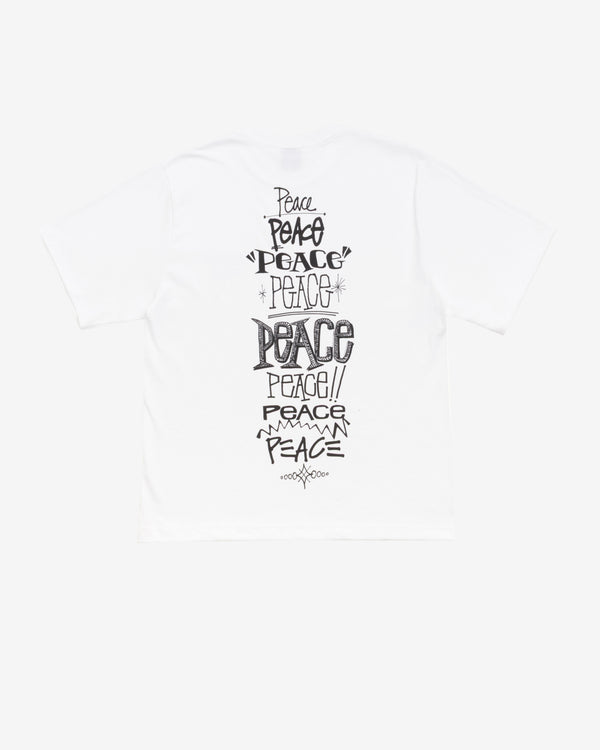 Stüssy - Men's Peace Increased Tee - (White)