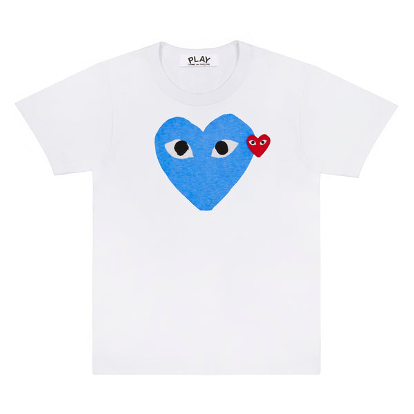 Play - Pastel Graphic Heart T-Shirt - (Blue)
