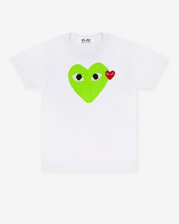 Play - Pastel Graphic Heart T-Shirt - (Green)