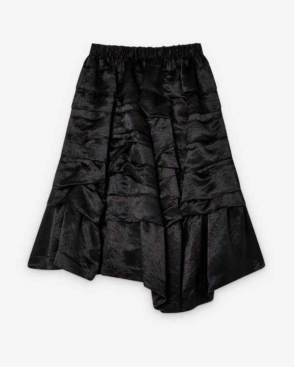 Black Comme des Garçons - Acetate Ruffled Skirt - (Black)