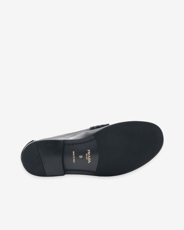 Prada - Men's Brushed Leather Loafers - (Black)