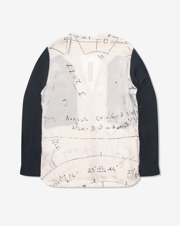 Rick Owens - Men's Larry Fogpocket Shirt - (Milk/Plaid)