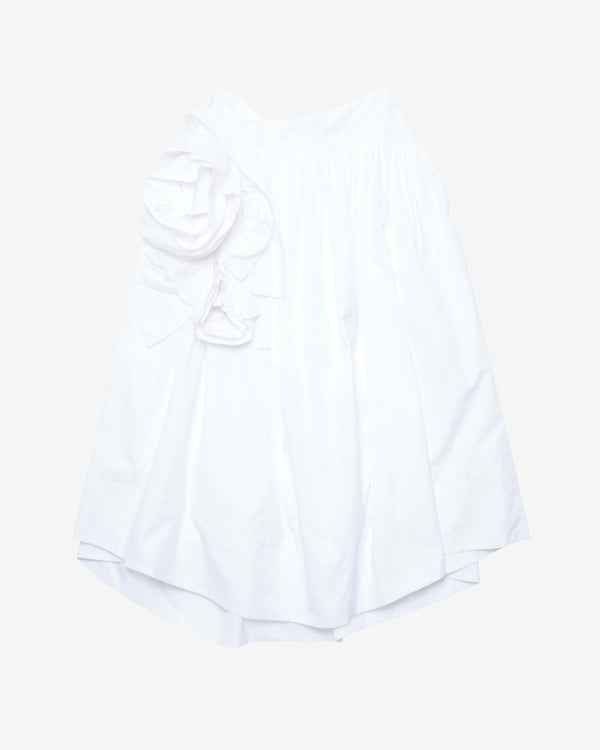 Simone Rocha - Women's Pressed Rosette Basque Skirt - (White)