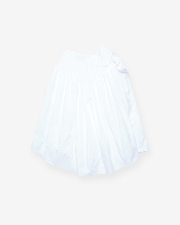 Simone Rocha - Women's Pressed Rosette Basque Skirt - (White)
