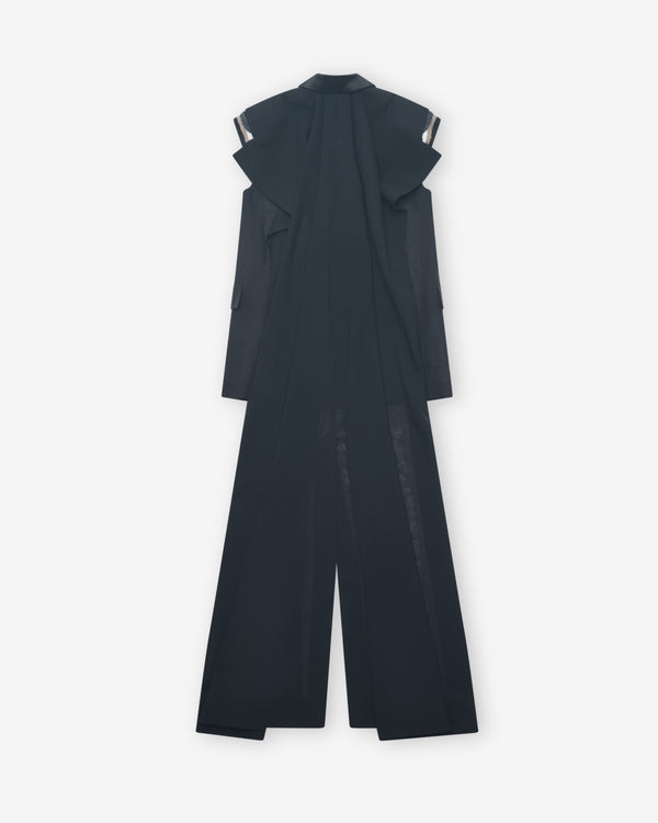 Sacai - Women's Wool Organza Vest - (Black)