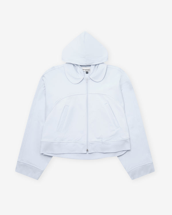 Melitta Baumeister - Women's Hooded A-Line Zip Up - (Soft Blue)