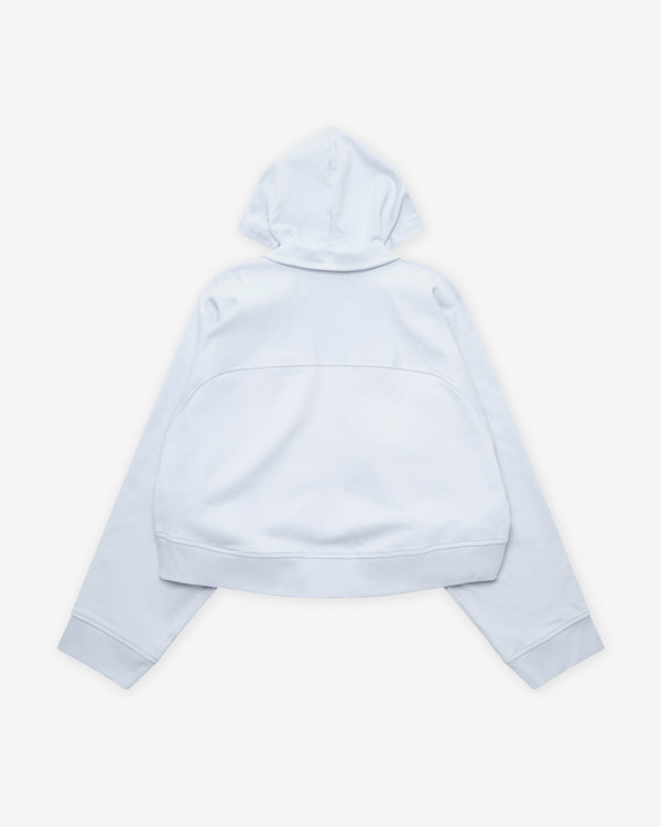 Melitta Baumeister - Women's Hooded A-Line Zip Up - (Soft Blue)