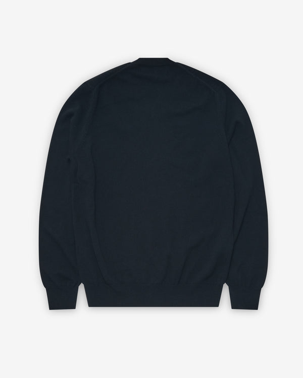 Play Comme des Garçons - Mini Heart V Neck Sweater - (Black)