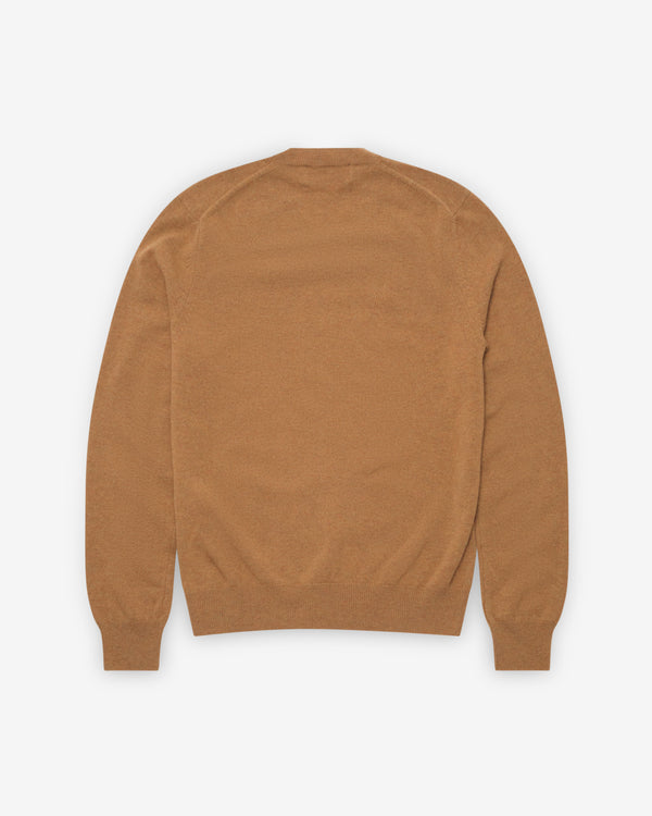 Play Comme des Garçons - V-Neck Sweater - (Camel)