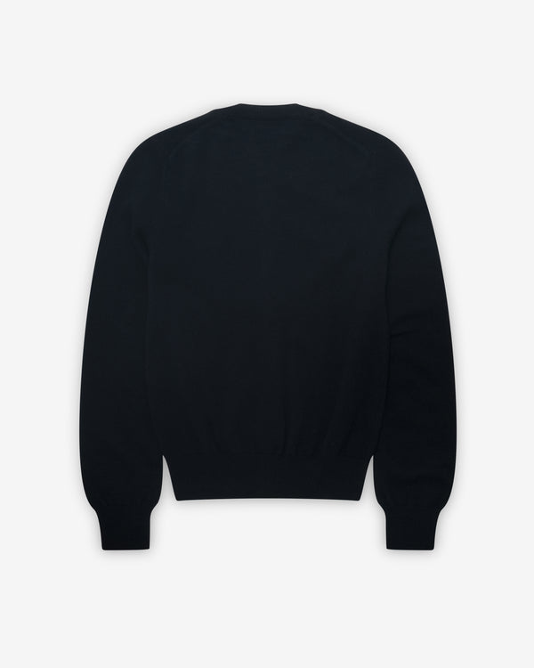 Play Comme des Garçons - Gold Heart Ladies' Cardigan - (Black)