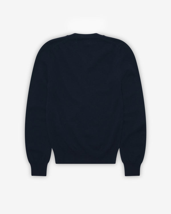 Play Comme des Garçons - Double Heart Sweater - (Black)