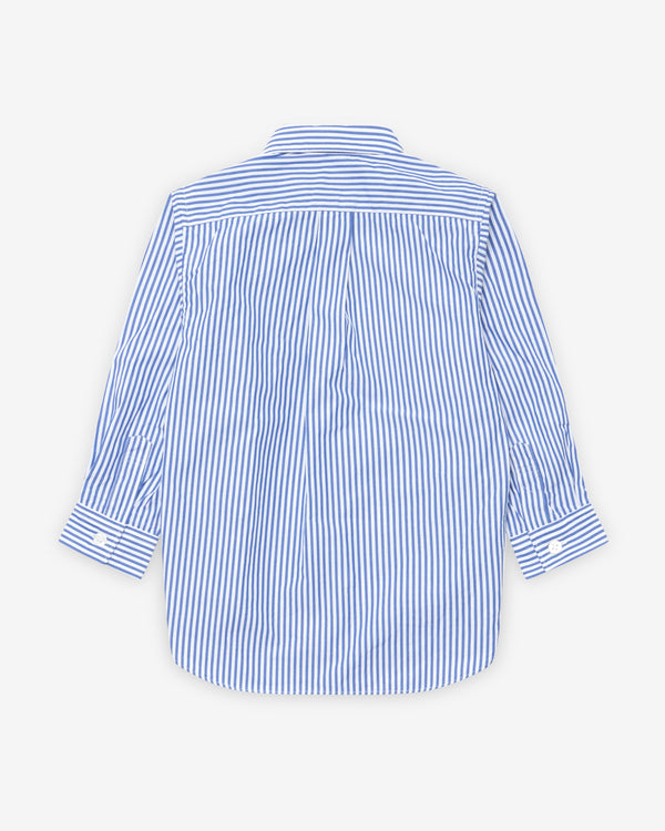 Play Comme des Garçons - Kids Striped Shirt - (Blue/White)